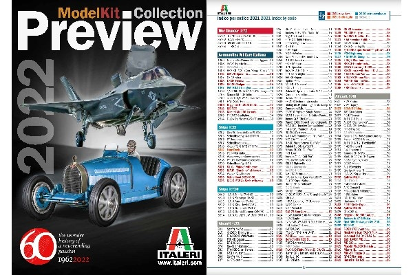 Italeri preview 2022 + index 2022 in de groep SPORT, VRIJE TIJD & HOBBY / Hobby / Kunststof modellen / Badkuip bij TP E-commerce Nordic AB (C29735)