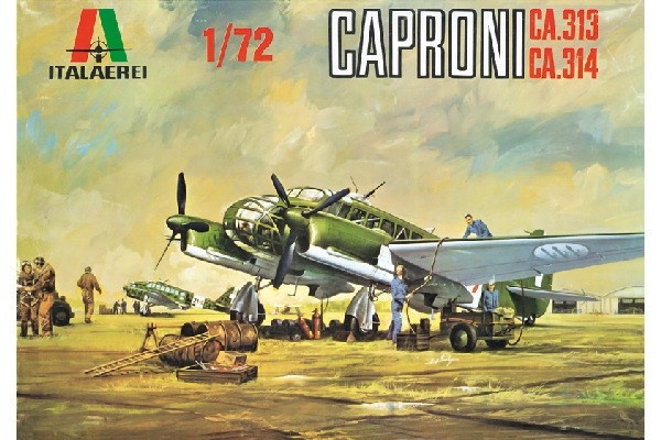 ITALERI 1:72 Caproni Ca. 313/314 (Vintage Limited Edition) in de groep SPORT, VRIJE TIJD & HOBBY / Hobby / Kunststof modellen / Vliegtuigen/helikopters bij TP E-commerce Nordic AB (C29797)