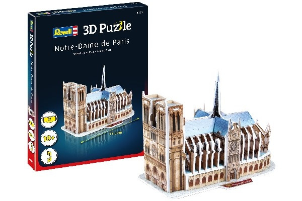 Revell 3D Puzzle Notre Dame de Paris in de groep SPORT, VRIJE TIJD & HOBBY / Hobby / Kunststof modellen / Badkuip bij TP E-commerce Nordic AB (C29840)