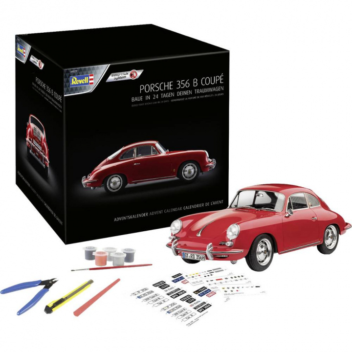 Revell Advent Calendar \'Porsche 356\', easy-click system in de groep SPEELGOED, KINDER- & BABYPRODUCTEN / Speelgoed / Adventkalender bij TP E-commerce Nordic AB (C29860)