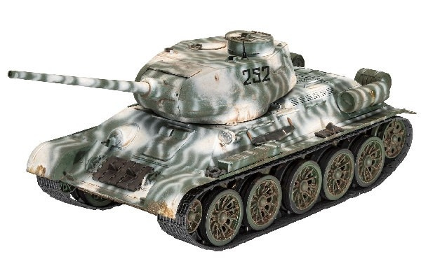 Revell T34/85 1:35 in de groep SPORT, VRIJE TIJD & HOBBY / Hobby / Kunststof modellen / Militaire voertuigen (land) bij TP E-commerce Nordic AB (C29886)