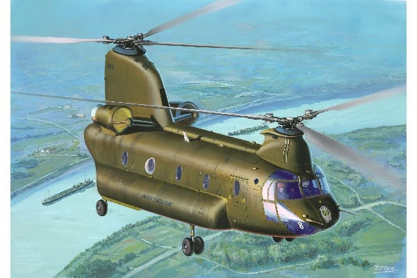 Revell CH-47D Chinook in de groep SPORT, VRIJE TIJD & HOBBY / Hobby / Kunststof modellen / Vliegtuigen/helikopters bij TP E-commerce Nordic AB (C29914)