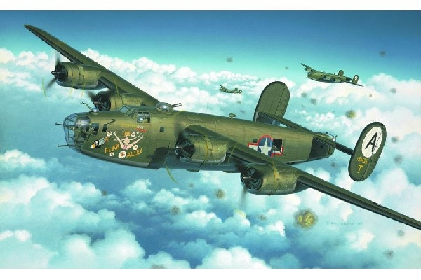 Revell B-24D Liberator in de groep SPORT, VRIJE TIJD & HOBBY / Hobby / Kunststof modellen / Vliegtuigen/helikopters bij TP E-commerce Nordic AB (C29917)