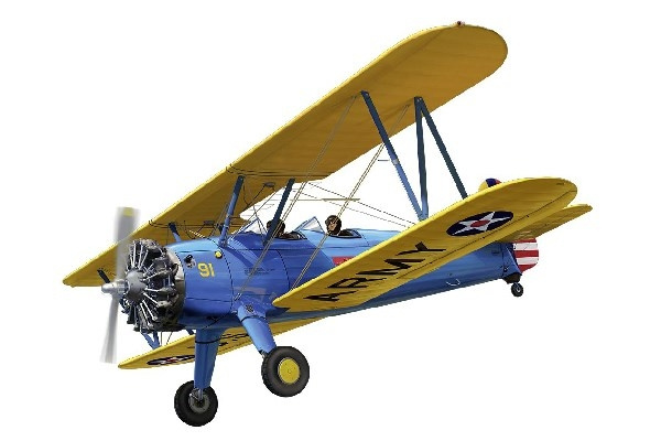 Revell Stearman PT-17 Kaydet in de groep SPORT, VRIJE TIJD & HOBBY / Hobby / Kunststof modellen / Vliegtuigen/helikopters bij TP E-commerce Nordic AB (C29919)