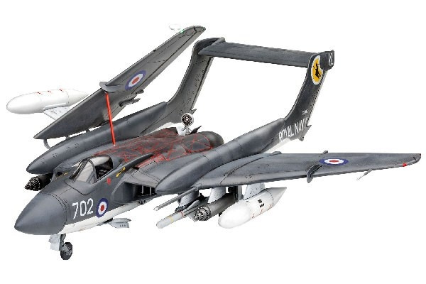 Revell De Havilland Sea Vixen FAW 2 70th Anniversary 1:72 in de groep SPORT, VRIJE TIJD & HOBBY / Hobby / Kunststof modellen / Vliegtuigen/helikopters bij TP E-commerce Nordic AB (C29928)