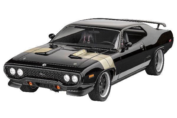 Revell Fast & Furious - Dominic\'s 1971 Plymouth GTX 1:25 in de groep SPORT, VRIJE TIJD & HOBBY / Hobby / Kunststof modellen / Auto\'s bij TP E-commerce Nordic AB (C29969)