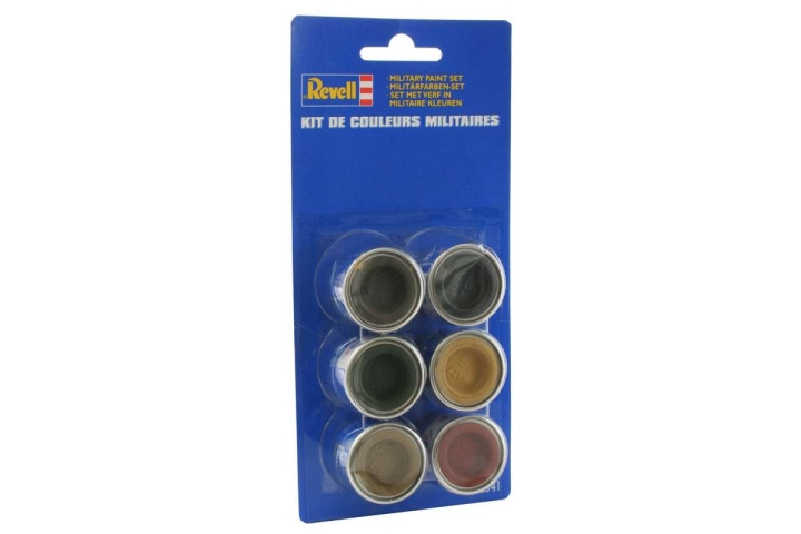 Revell Enamel Military colour set II 6x14ml in de groep SPORT, VRIJE TIJD & HOBBY / Hobby / Hobbykleuren / Babylampen / Kleur ingesteld bij TP E-commerce Nordic AB (C30047)