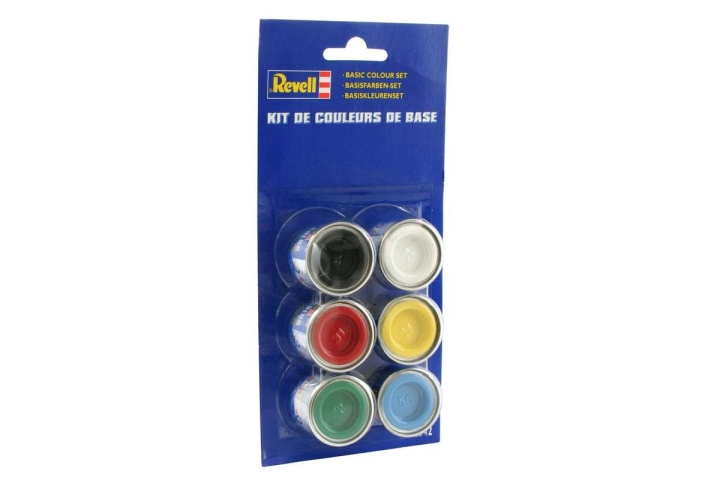 Revell Enamel Basic colour set 6x14ml in de groep SPORT, VRIJE TIJD & HOBBY / Hobby / Hobbykleuren / Babylampen / Kleur ingesteld bij TP E-commerce Nordic AB (C30048)