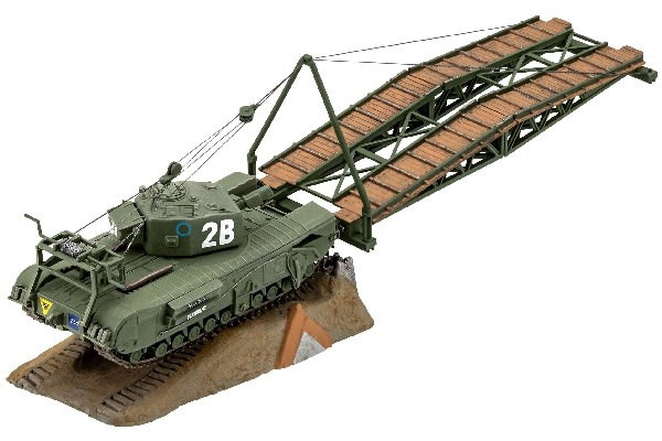 Revell Model Set Churchill A.V.R.E. 1:76 in de groep SPORT, VRIJE TIJD & HOBBY / Hobby / Kunststof modellen / Militaire voertuigen (land) bij TP E-commerce Nordic AB (C30145)