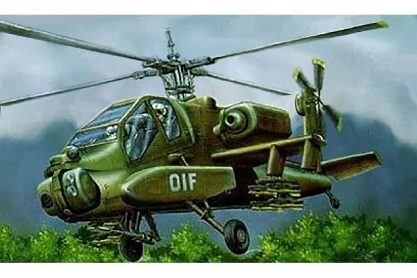 Revell Model Set AH-64A Apache in de groep SPORT, VRIJE TIJD & HOBBY / Hobby / Kunststof modellen / Vliegtuigen/helikopters bij TP E-commerce Nordic AB (C30150)