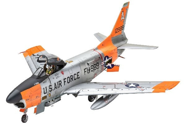 Revell Model Set F-86D Dog Sabre in de groep SPORT, VRIJE TIJD & HOBBY / Hobby / Kunststof modellen / Vliegtuigen/helikopters bij TP E-commerce Nordic AB (C30152)