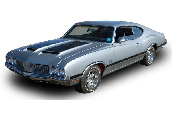 Revell Model Set \'71 Oldsmobile 442 Coupé in de groep SPORT, VRIJE TIJD & HOBBY / Hobby / Kunststof modellen / Auto\'s bij TP E-commerce Nordic AB (C30180)