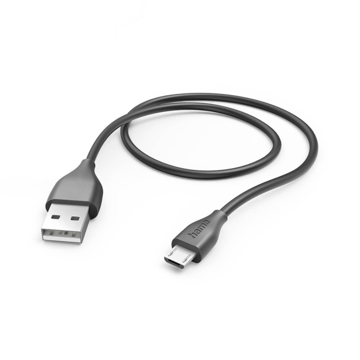 Hama Laddkabel USB-A till Micro-USB Svart 1,5m in de groep SMARTPHONE & TABLETS / Opladers & Kabels / Kabels / Kabels microUSB bij TP E-commerce Nordic AB (C30217)