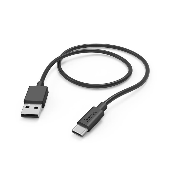 Hama Laddkabel USB-A till USB-C Svart 1,0m in de groep SMARTPHONE & TABLETS / Opladers & Kabels / Kabels / Kabels Type C bij TP E-commerce Nordic AB (C30219)