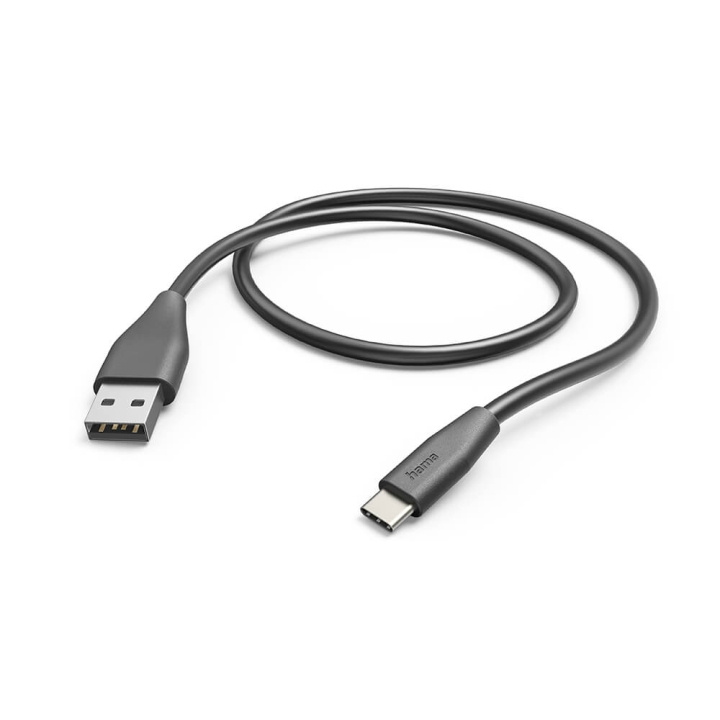 Hama Laddkabel USB-A till USB-C Svart 1,5m in de groep SMARTPHONE & TABLETS / Opladers & Kabels / Kabels / Kabels Type C bij TP E-commerce Nordic AB (C30220)