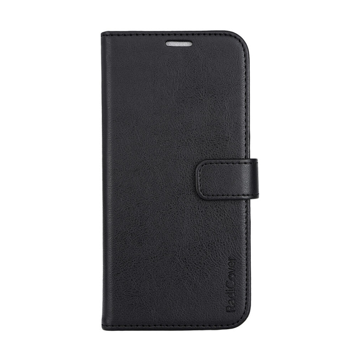 Radicover Mobielhoesje Stralingsschild PU MagS RFID Zwart - iPhone 15 Pro Max in de groep SMARTPHONE & TABLETS / Mobielbescherming / Apple / iPhone 15 bij TP E-commerce Nordic AB (C30272)