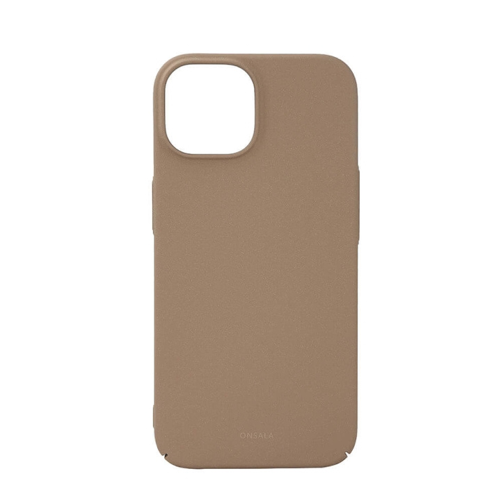 ONSALA Mobilskal Ultraslim Sand Burst Beige - iPhone 15 in de groep SMARTPHONE & TABLETS / Mobielbescherming / Apple / iPhone 15 bij TP E-commerce Nordic AB (C30294)