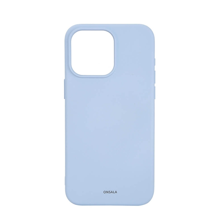ONSALA Mobilskal med Silikonkänsla MagSeries Light Blue - iPhone 15 Pro Max in de groep SMARTPHONE & TABLETS / Mobielbescherming / Apple / iPhone 15 bij TP E-commerce Nordic AB (C30371)