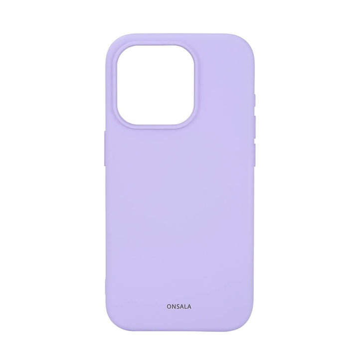 ONSALA Mobilskal med Silikonkänsla MagSeries Purple - iPhone 15 Pro in de groep SMARTPHONE & TABLETS / Mobielbescherming / Apple / iPhone 15 bij TP E-commerce Nordic AB (C30382)