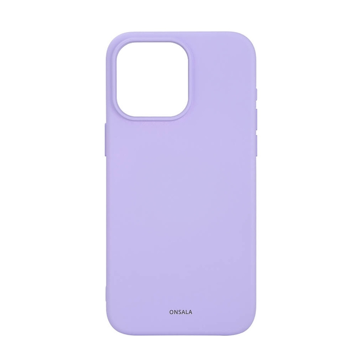 ONSALA Mobilskal med Silikonkänsla MagSeries Purple - iPhone 15 Pro Max in de groep SMARTPHONE & TABLETS / Mobielbescherming / Apple / iPhone 15 bij TP E-commerce Nordic AB (C30383)