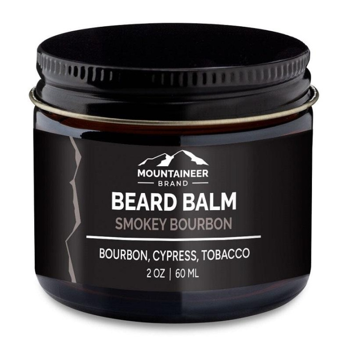 Mountaineer Brand Smokey Bourbon Beard Balm 60ml in de groep BEAUTY & HEALTH / Haar & Styling / Baardverzorging / Snorwax bij TP E-commerce Nordic AB (C30433)