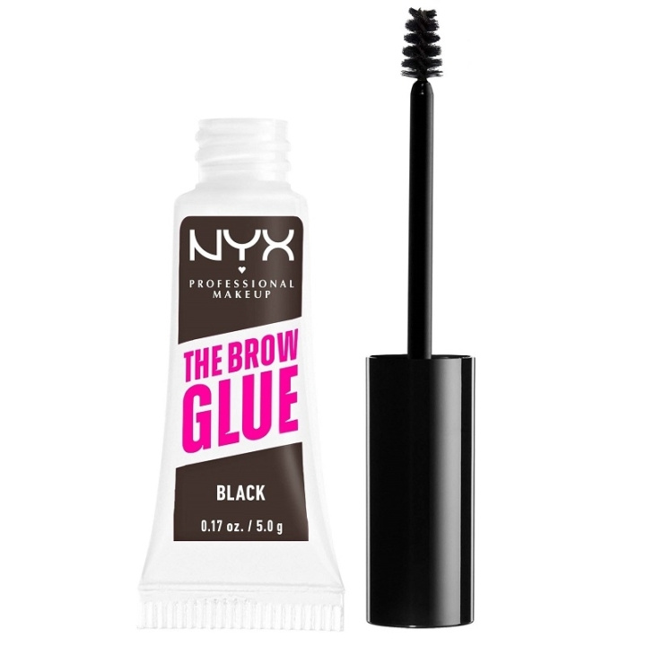 NYX PROF. MAKEUP The Brow Glue Instant Brow Styler 05 Black in de groep BEAUTY & HEALTH / Makeup / Ogen & Wenkbrauwen / Wenkbrauwgel bij TP E-commerce Nordic AB (C30459)
