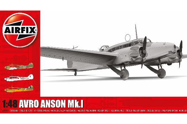 AIRFIX Avro Anson Mk.I in de groep SPORT, VRIJE TIJD & HOBBY / Hobby / Kunststof modellen / Vliegtuigen/helikopters bij TP E-commerce Nordic AB (C30468)