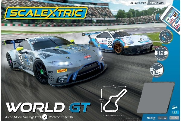 Scalextric ARC AIR - World GT in de groep SPEELGOED, KINDER- & BABYPRODUCTEN / Op afstand bestuurbaar / Autobanen / Auto\'s bij TP E-commerce Nordic AB (C30489)