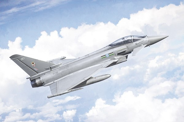 ITALERI 1:72 Eurofighter Typhoon EF-2000 in de groep SPORT, VRIJE TIJD & HOBBY / Hobby / Kunststof modellen / Vliegtuigen/helikopters bij TP E-commerce Nordic AB (C30536)