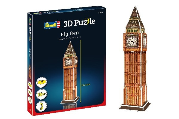 Revell 3D Puzzle Big Ben in de groep SPORT, VRIJE TIJD & HOBBY / Hobby / Kunststof modellen / Badkuip bij TP E-commerce Nordic AB (C30546)