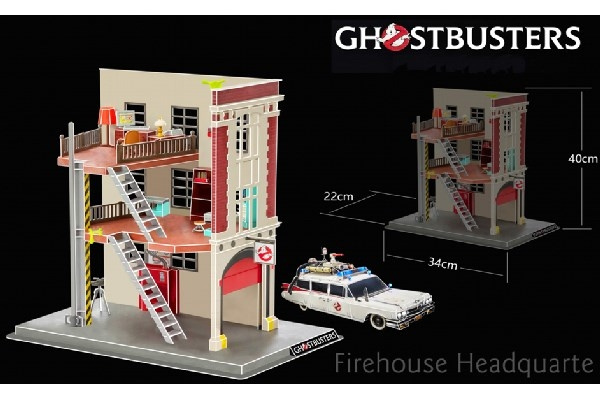 Revell 3D puzzle Ghostbusters Firestation in de groep SPORT, VRIJE TIJD & HOBBY / Hobby / Kunststof modellen / Bouwen en spelen bij TP E-commerce Nordic AB (C30548)