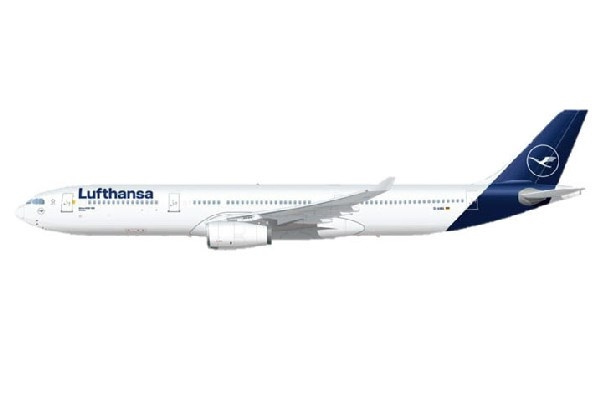 Revell Airbus A330-300 - Lufthansa \'New Livery\' 1:144 in de groep SPORT, VRIJE TIJD & HOBBY / Hobby / Kunststof modellen / Vliegtuigen/helikopters bij TP E-commerce Nordic AB (C30559)