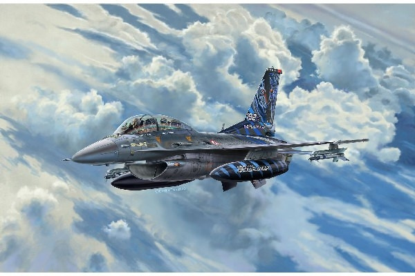 Revell F-16D Fighting Falcon 1:72 in de groep SPORT, VRIJE TIJD & HOBBY / Hobby / Kunststof modellen / Vliegtuigen/helikopters bij TP E-commerce Nordic AB (C30563)