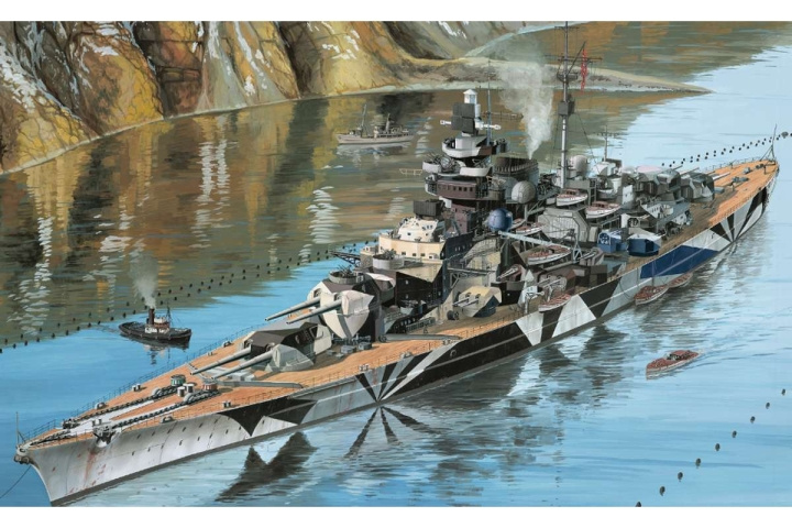 Revell German Battleship WWII Tirpitz 1:350 in de groep SPORT, VRIJE TIJD & HOBBY / Hobby / Kunststof modellen / Schepen bij TP E-commerce Nordic AB (C30570)