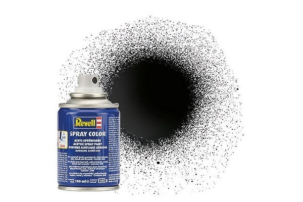 Revell Spray black gloss 100 ml. in de groep SPORT, VRIJE TIJD & HOBBY / Hobby / Hobbykleuren / Babylampen / Spuitverf bij TP E-commerce Nordic AB (C30620)