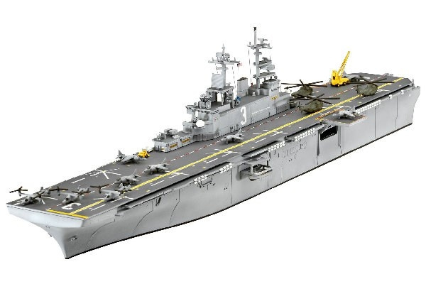 Revell Model Set Assault Carrier USS WASP CLASS in de groep SPORT, VRIJE TIJD & HOBBY / Hobby / Kunststof modellen / Schepen bij TP E-commerce Nordic AB (C30633)