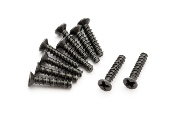 BLACKZON Countersunk head screw 2×10KBHO in de groep SPEELGOED, KINDER- & BABYPRODUCTEN / Op afstand bestuurbaar / Reserveonderdelen & Extra accessoires / Blackzon bij TP E-commerce Nordic AB (C30686)