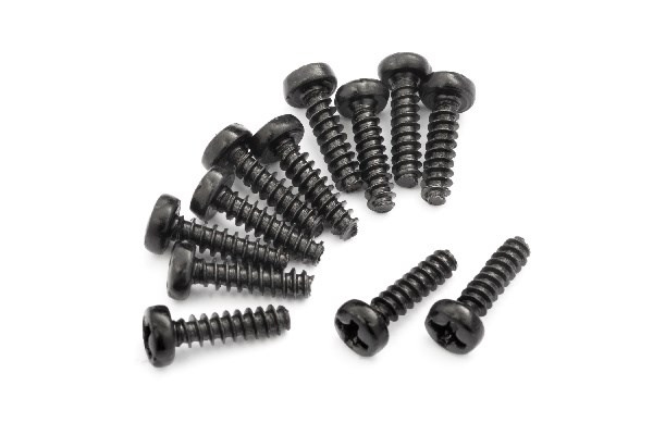 BLACKZON Pan head Self Tapping Screws PBHO2.6*10mm in de groep SPEELGOED, KINDER- & BABYPRODUCTEN / Op afstand bestuurbaar / Reserveonderdelen & Extra accessoires / Blackzon bij TP E-commerce Nordic AB (C30745)