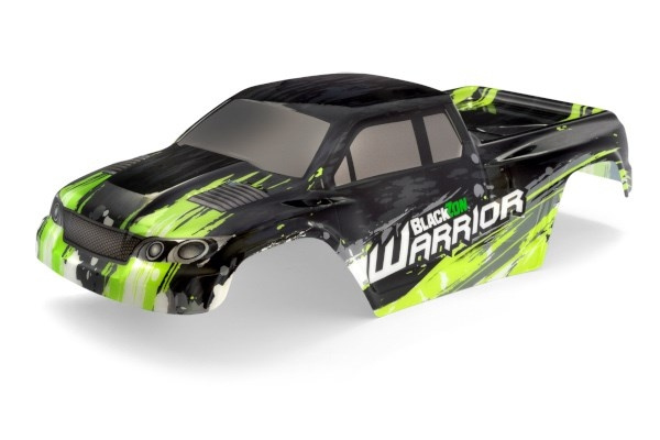 Blackzon Warrior Bodyshell (Black/Green) in de groep SPEELGOED, KINDER- & BABYPRODUCTEN / Op afstand bestuurbaar / Reserveonderdelen & Extra accessoires / Blackzon bij TP E-commerce Nordic AB (C30759)