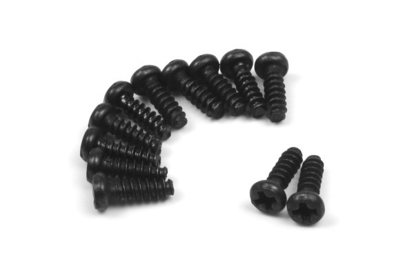 BLACKZON Pan Head Self Tapping Screws 6x8mm (12pcs) in de groep SPEELGOED, KINDER- & BABYPRODUCTEN / Op afstand bestuurbaar / Reserveonderdelen & Extra accessoires / Blackzon bij TP E-commerce Nordic AB (C30808)