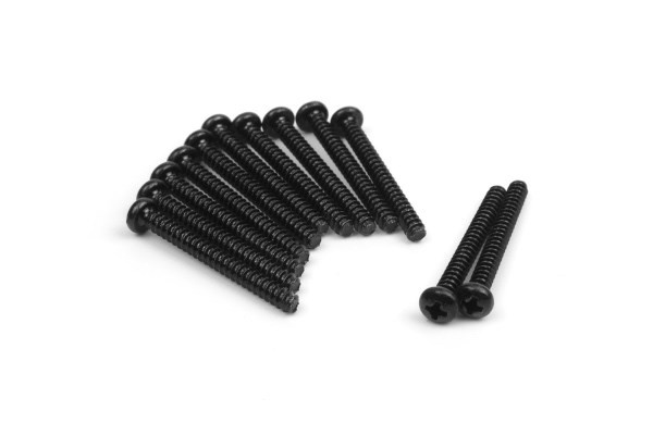 BLACKZON Pan Head Self Tapping Screws 6x25mm (12pcs) in de groep SPEELGOED, KINDER- & BABYPRODUCTEN / Op afstand bestuurbaar / Reserveonderdelen & Extra accessoires / Blackzon bij TP E-commerce Nordic AB (C30813)