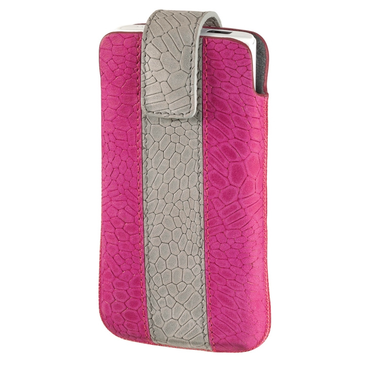 HAMA Mobilväska Sleeve Universal Rosa/Grå in de groep SMARTPHONE & TABLETS / Overige accessoires / Overige bij TP E-commerce Nordic AB (C30862)