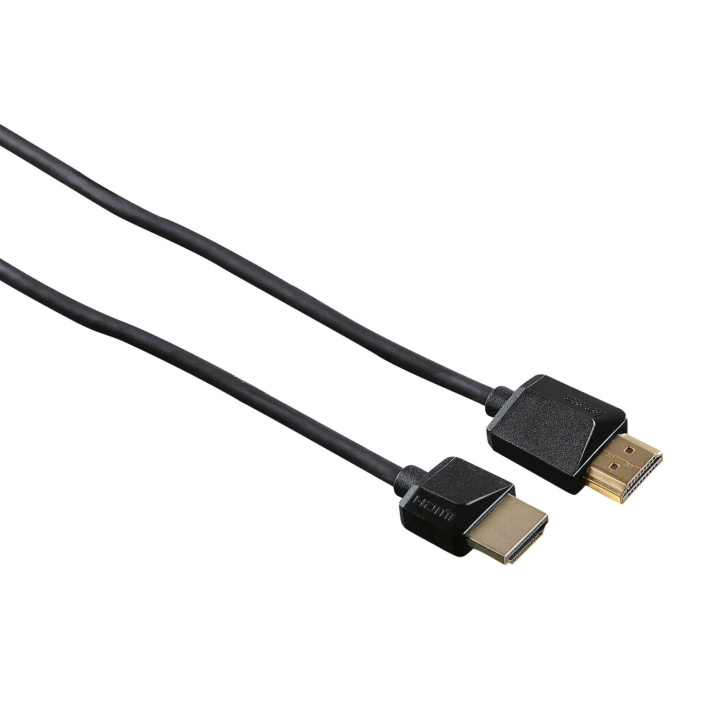 HAMA Kabel HDMI Ethernet Flexislim Svart 3m in de groep HOME ELECTRONICS / Kabels & Adapters / HDMI / Kabels bij TP E-commerce Nordic AB (C30870)