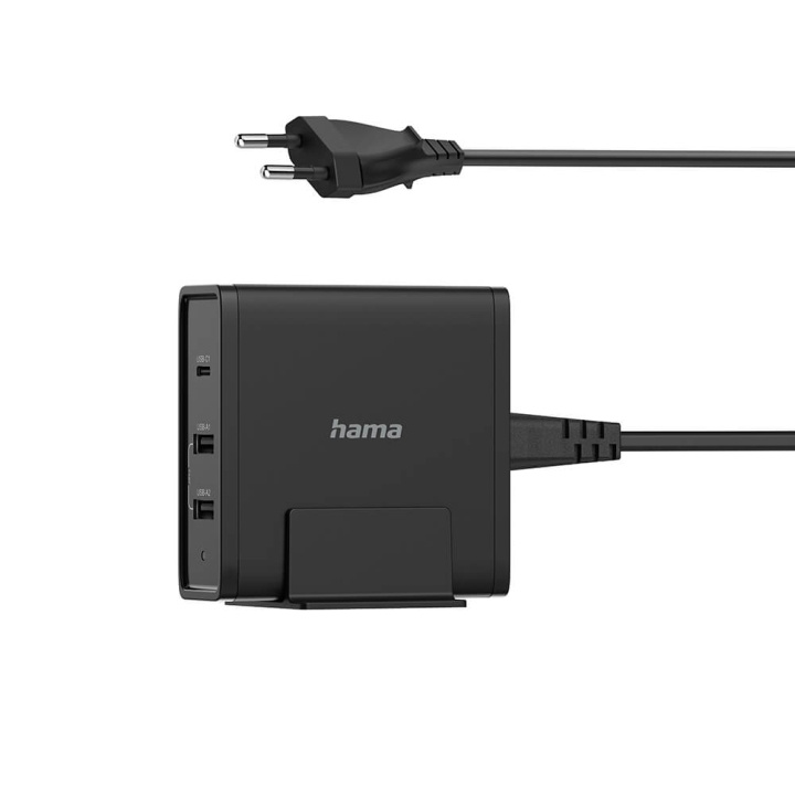 Hama Laddstation USB 3 Portar PD 5-20V/65W in de groep SMARTPHONE & TABLETS / Opladers & Kabels / Adapters bij TP E-commerce Nordic AB (C30956)