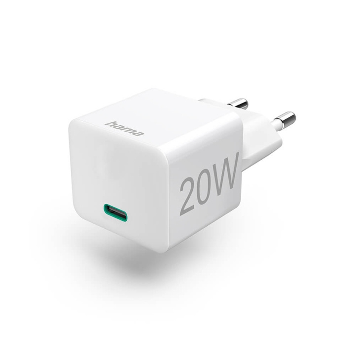 Hama Laddare 220V USB-C PD/Qualcomm 20W Vit in de groep SMARTPHONE & TABLETS / Opladers & Kabels / Adapters bij TP E-commerce Nordic AB (C30998)