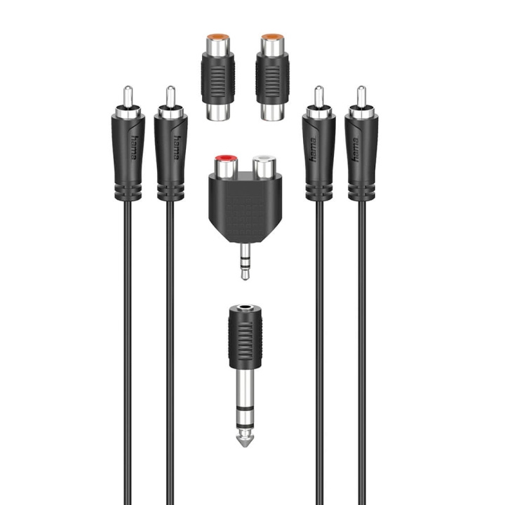 Hama RCA Anslutningssats 2.5m in de groep HOME ELECTRONICS / Kabels & Adapters / RCA / Kabels bij TP E-commerce Nordic AB (C31023)