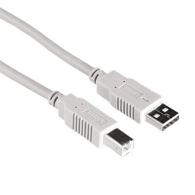 HAMA Kabel USB A-B 10p Bulk Grå 3m in de groep COMPUTERS & RANDAPPARATUUR / Computerkabels / USB / USB-A / Kabels bij TP E-commerce Nordic AB (C31062)