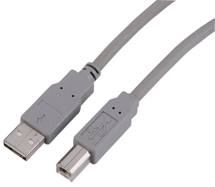 HAMA Kabel USB A-B 10p Bulk Grå 5m in de groep COMPUTERS & RANDAPPARATUUR / Computerkabels / USB / USB-A / Kabels bij TP E-commerce Nordic AB (C31063)