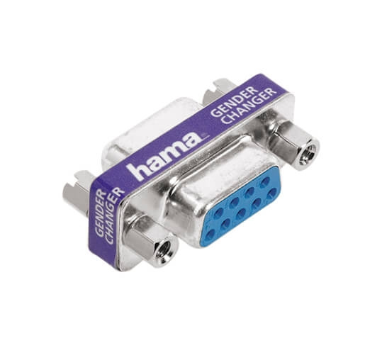 HAMA Adapter 9pinD-9pinD Hona-Hona ST in de groep COMPUTERS & RANDAPPARATUUR / Computerkabels / VGA / Adapters bij TP E-commerce Nordic AB (C31082)