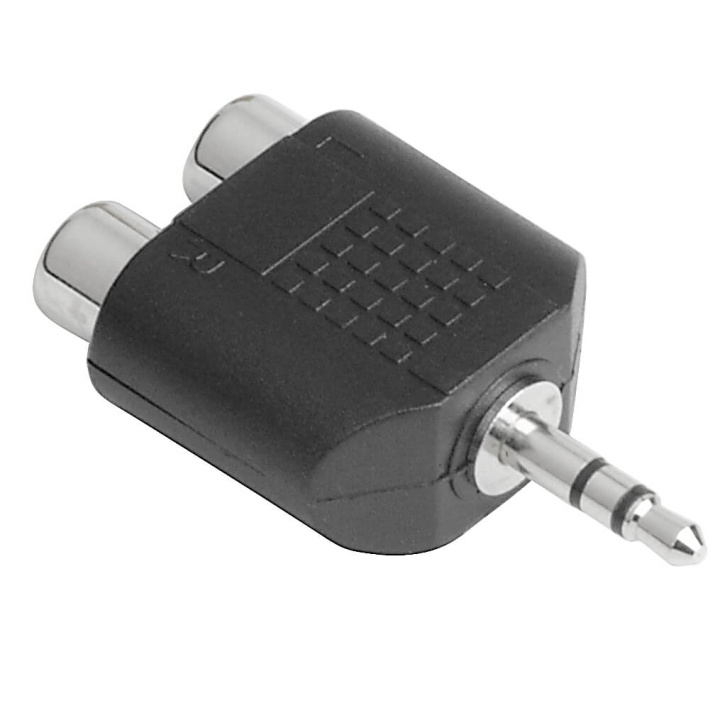 HAMA Adapter 3,5mm-2xRCA Hane-2x Hona ST in de groep HOME ELECTRONICS / Kabels & Adapters / RCA / Adapters bij TP E-commerce Nordic AB (C31097)